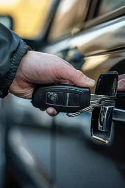 Schlosser vom Schlüsseldienst Mettmann, der Autos öffnet Schlosser vom Schlüsseldienst Mettmann, der Autos öffnet