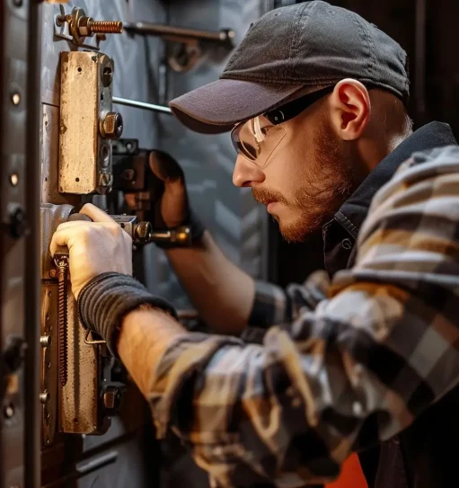 Schlosser vom Schlüsseldienst Mettmann, der Safes öffnet